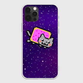 Чехол для iPhone 12 Pro Max с принтом Nyan Cat в Петрозаводске, Силикон |  | cat | meme | nyan cat | space | youtube | животное | звезды | интернет | космос | кошка | мем | прикол | радуга | юмор | ютуб