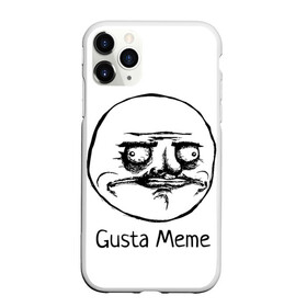 Чехол для iPhone 11 Pro Max матовый с принтом Gusta Meme в Петрозаводске, Силикон |  | gusta memes. meme. мемы | me | густа мем. смешные ли | ми | мне | нравится