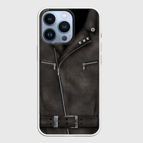 Чехол для iPhone 13 Pro с принтом Косуха Байкерская в Петрозаводске,  |  | biker jacket | jacket | leather jacket | байкерская | байкерская куртка | кожанка | косуха | косуха байкерская | куртка