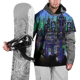 Накидка на куртку 3D с принтом TERRARIA в Петрозаводске, 100% полиэстер |  | Тематика изображения на принте: game | pixel | terraria | игра | пиксель | террариа