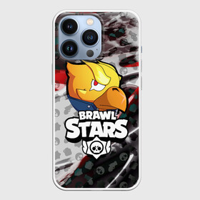 Чехол для iPhone 13 Pro с принтом BRAWL STARS:CROW в Петрозаводске,  |  | bibi | brawl stars | brock | bull | crow | dinomike | el primo | leon | mobile game | nita | poko | ricochet | stars | tara | бравл старс | ворон | леон | мобильные игры