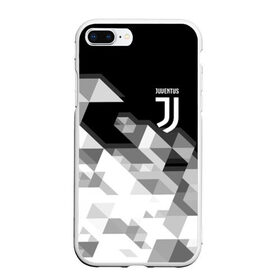 Чехол для iPhone 7Plus/8 Plus матовый с принтом JUVENTUS в Петрозаводске, Силикон | Область печати: задняя сторона чехла, без боковых панелей | cr7 | juve | juventus | ronaldo | роналдо | ювентус