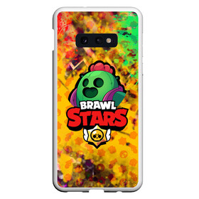 Чехол для Samsung S10E с принтом BRAWL STARSSPIKE в Петрозаводске, Силикон | Область печати: задняя сторона чехла, без боковых панелей | bibi | brawl stars | brock | bull | crow | dinomike | el primo | leon | mobile game | nita | poko | ricochet | stars | tara | бравл старс | ворон | леон | мобильные игры