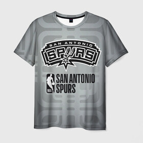 Мужская футболка 3D с принтом San Antonio Spurs 21 в Петрозаводске, 100% полиэфир | прямой крой, круглый вырез горловины, длина до линии бедер | Тематика изображения на принте: 21 | duncan | nba | san antonio spurs | баскетбол | данкан | нба | сан антонио