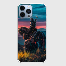 Чехол для iPhone 13 Pro Max с принтом The Witcher в Петрозаводске,  |  | Тематика изображения на принте: cd projekt | geralt | of rivia | rpg | wild hunt | арбалет | ведьмак 3 | генри кавилл | геральт | дикая | магия | охота | сказка | сфера | фэнтези | цири