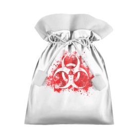 Подарочный 3D мешок с принтом Plague Inc. в Петрозаводске, 100% полиэстер | Размер: 29*39 см | Тематика изображения на принте: 2019 | biohazard | china | game | ncov | plague | virus | warning | вирус | игра | китай