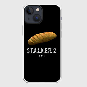 Чехол для iPhone 13 mini с принтом STALKER 2 Батон в Петрозаводске,  |  | mem | metro | stalker | stalker 2 | еда | игра | из игры | мем | метро 2033 | прикол | сталкер | сталкер 2 | сталкер батон | хлеб | юмор