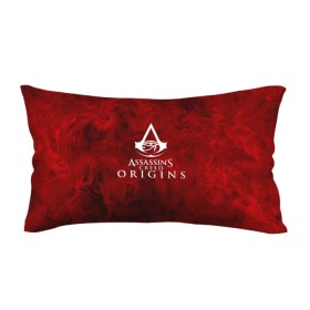 Подушка 3D антистресс с принтом Assassin’s Creed Origins в Петрозаводске, наволочка — 100% полиэстер, наполнитель — вспененный полистирол | состоит из подушки и наволочки на молнии | 