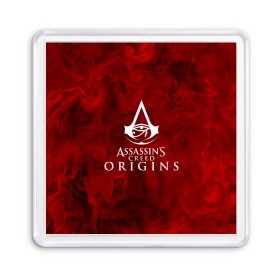Магнит 55*55 с принтом Assassin’s Creed Origins в Петрозаводске, Пластик | Размер: 65*65 мм; Размер печати: 55*55 мм | Тематика изображения на принте: 
