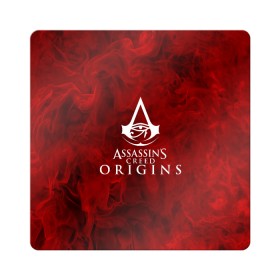 Магнит виниловый Квадрат с принтом Assassin’s Creed Origins в Петрозаводске, полимерный материал с магнитным слоем | размер 9*9 см, закругленные углы | Тематика изображения на принте: 