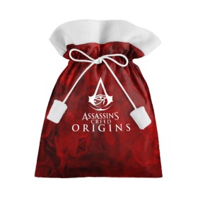Подарочный 3D мешок с принтом Assassin’s Creed Origins в Петрозаводске, 100% полиэстер | Размер: 29*39 см | Тематика изображения на принте: 