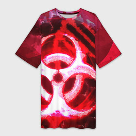 Платье-футболка 3D с принтом Plague Inc LB (Oko) в Петрозаводске,  |  | авторская | вирус | знаки | игры | интересная | каракули | круг | лабиринт | линии | мозаика | необычная | око | символы | страшная | туннель | черная | эпидемия