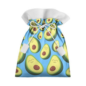 Подарочный 3D мешок с принтом Авокадо паттерн в Петрозаводске, 100% полиэстер | Размер: 29*39 см | Тематика изображения на принте: avocado | vegan | vegetarian | авокадо | веган | вегетарианство