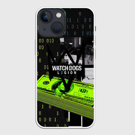 Чехол для iPhone 13 mini с принтом WATCH DOGS:LEGION в Петрозаводске,  |  | ded sec | game | name | ubisoft | watch dogs | watch dogs 2 | watch dogs legion | город | девушка | дрон | игры | имена | компьютеры | пистолет | телефон | технологии | хакер | юби