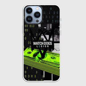 Чехол для iPhone 13 Pro Max с принтом WATCH DOGS:LEGION в Петрозаводске,  |  | Тематика изображения на принте: ded sec | game | name | ubisoft | watch dogs | watch dogs 2 | watch dogs legion | город | девушка | дрон | игры | имена | компьютеры | пистолет | телефон | технологии | хакер | юби