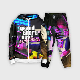 Детский костюм 3D с принтом GTA:VICE CITY в Петрозаводске,  |  | gr | grand theft auto 2 | grand theft auto 3 | grand theft auto v | grand theft auto: san andreas | grand theft auto: vice city | gta 5 | gta online | gta v | город | игры