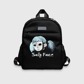 Детский рюкзак 3D с принтом Sally Face в Петрозаводске, 100% полиэстер | лямки с регулируемой длиной, сверху петелька, чтобы рюкзак можно было повесить на вешалку. Основное отделение закрывается на молнию, как и внешний карман. Внутри дополнительный карман. По бокам два дополнительных кармашка | game | sally face | девушка | игра | маска | салли фейс