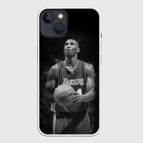 Чехол для iPhone 13 с принтом Коби Брайант в Петрозаводске,  |  | bryant | kobe | kobe bryant | lakers | los angeles | los angeles lakers | nba | баскетбол | брайант | кобе | коби | коби брайант | лейкерс | лос анджелес | лос анджелес лейкерс | нба