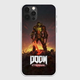 Чехол для iPhone 12 Pro Max с принтом DOOM ETERNAL в Петрозаводске, Силикон |  | Тематика изображения на принте: doom | doom eternal | eternal | дум | дуум