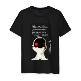 Мужская футболка хлопок с принтом Three Days Grace в Петрозаводске, 100% хлопок | прямой крой, круглый вырез горловины, длина до линии бедер, слегка спущенное плечо. | days | grace | music | rock | three | three days grace | музыка | рок