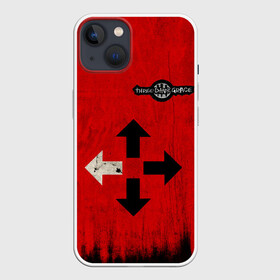 Чехол для iPhone 13 с принтом THREE DAYS GRACE RED в Петрозаводске,  |  | rock | музыка | рок