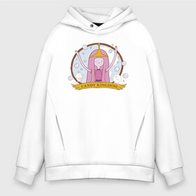 Мужское худи Oversize хлопок с принтом Candy kingdom в Петрозаводске, френч-терри — 70% хлопок, 30% полиэстер. Мягкий теплый начес внутри —100% хлопок | боковые карманы, эластичные манжеты и нижняя кромка, капюшон на магнитной кнопке | adventure time | finn the human | jake the dog | vdzajul | джейк | лич | марселин | ооо | рикардио | снежный король | финн | финн парнишка