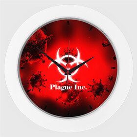 Настенные часы с принтом PLAGUE INC в Петрозаводске,  |  | molecule | plague inc | абстракция | бактерии | вирус | клетки | медицина | микробы | молекулы | наука | нейрон | нейроны | планета | текстура | текстуры | формула