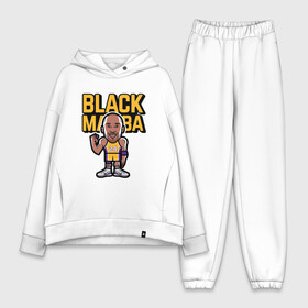 Женский костюм хлопок Oversize с принтом Kobe   Black Mamba в Петрозаводске,  |  | basketball | black | bryant | game | james | kobe | kobebryant | lakers | lebron | los angeles | mamba | nba | rip | slam dunk | баскетбол | баскетболист | брайант | браянт | джеймс | игрок | коби | леброн | лейкерс | лос анджеле