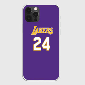 Чехол для iPhone 12 Pro с принтом Los Angeles Lakers / Kobe Brya в Петрозаводске, силикон | область печати: задняя сторона чехла, без боковых панелей | basketball | espn | kobe | kobe bryant | kobe bryant death | kobe bryant tribute | lakers | los angeles lakers | nba