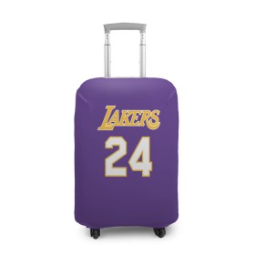 Чехол для чемодана 3D с принтом Los Angeles Lakers / Kobe Brya в Петрозаводске, 86% полиэфир, 14% спандекс | двустороннее нанесение принта, прорези для ручек и колес | basketball | espn | kobe | kobe bryant | kobe bryant death | kobe bryant tribute | lakers | los angeles lakers | nba