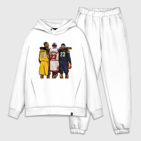 Мужской костюм хлопок OVERSIZE с принтом Bryant, Jordan, James в Петрозаводске,  |  | basketball | black | bryant | bulls | chicago | game | james | jordan | kobe | lakers | lebron | los angeles | mamba | nba | rip | slam dunk | t | баскетбол | баскетболист | брайант | браянт | джеймс | джордан | игрок | коби | леброн | лейкерс |