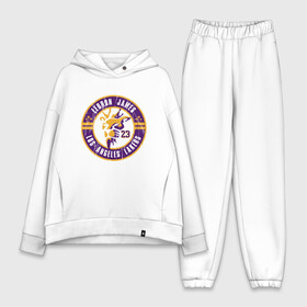 Женский костюм хлопок Oversize с принтом Lakers   LeBron James в Петрозаводске,  |  | basketball | black | bryant | game | james | kobe | kobebryant | lakers | lebron | los angeles | mamba | nba | rip | slam dunk | баскетбол | баскетболист | брайант | браянт | джеймс | игрок | коби | леброн | лейкерс | лос анджеле