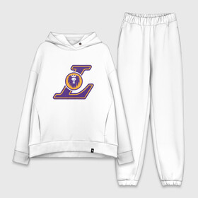 Женский костюм хлопок Oversize с принтом Lakers в Петрозаводске,  |  | basketball | black | bryant | game | james | kobe | kobebryant | lakers | lebron | los angeles | mamba | nba | rip | slam dunk | баскетбол | баскетболист | брайант | браянт | джеймс | игрок | коби | леброн | лейкерс | лос анджеле