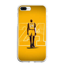 Чехол для iPhone 7Plus/8 Plus матовый с принтом Kobe Bryant в Петрозаводске, Силикон | Область печати: задняя сторона чехла, без боковых панелей | 24 | basketball | bryant | kobe | kobe bryant | kobe bryant 24 | lakers | los angeles lakers | mamba | баскетбол | кобе 24 | кобе брайант | кобе брайнт | коби брайант | коби брайн | лейкерс | номер 24