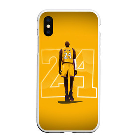 Чехол для iPhone XS Max матовый с принтом Kobe Bryant в Петрозаводске, Силикон | Область печати: задняя сторона чехла, без боковых панелей | Тематика изображения на принте: 24 | basketball | bryant | kobe | kobe bryant | kobe bryant 24 | lakers | los angeles lakers | mamba | баскетбол | кобе 24 | кобе брайант | кобе брайнт | коби брайант | коби брайн | лейкерс | номер 24