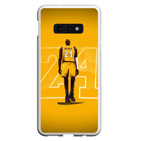 Чехол для Samsung S10E с принтом Kobe Bryant в Петрозаводске, Силикон | Область печати: задняя сторона чехла, без боковых панелей | 24 | basketball | bryant | kobe | kobe bryant | kobe bryant 24 | lakers | los angeles lakers | mamba | баскетбол | кобе 24 | кобе брайант | кобе брайнт | коби брайант | коби брайн | лейкерс | номер 24