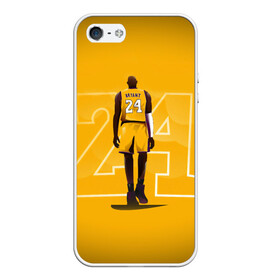 Чехол для iPhone 5/5S матовый с принтом Kobe Bryant в Петрозаводске, Силикон | Область печати: задняя сторона чехла, без боковых панелей | 24 | basketball | bryant | kobe | kobe bryant | kobe bryant 24 | lakers | los angeles lakers | mamba | баскетбол | кобе 24 | кобе брайант | кобе брайнт | коби брайант | коби брайн | лейкерс | номер 24