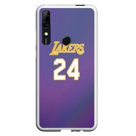 Чехол для Honor P Smart Z с принтом Los Angeles Lakers Kobe Brya в Петрозаводске, Силикон | Область печати: задняя сторона чехла, без боковых панелей | basketball | espn | kobe | kobe bryant | kobe bryant death | kobe bryant tribute | lakers | los angeles lakers | nba