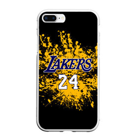 Чехол для iPhone 7Plus/8 Plus матовый с принтом Kobe Bryant в Петрозаводске, Силикон | Область печати: задняя сторона чехла, без боковых панелей | 24 | kobe | kobe bean bryant | lakers | los angeles | американский баскетболист | баскетбол | баскетболист | коби | коби бин брайант | лейкерс | лос анджелес | нью йорк