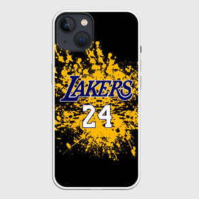 Чехол для iPhone 13 с принтом Kobe Bryant в Петрозаводске,  |  | 24 | kobe | kobe bean bryant | lakers | los angeles | американский баскетболист | баскетбол | баскетболист | коби | коби бин брайант | лейкерс | лос анджелес | нью йорк