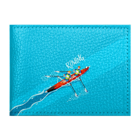 Обложка для студенческого билета с принтом Rowers в Петрозаводске, натуральная кожа | Размер: 11*8 см; Печать на всей внешней стороне | rowing | sport | байдарки | гребец | гребцы | лодки | лодочный спорт | спорт | спортсмен | спортсмены