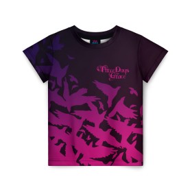 Детская футболка 3D с принтом Three Days Grace в Петрозаводске, 100% гипоаллергенный полиэфир | прямой крой, круглый вырез горловины, длина до линии бедер, чуть спущенное плечо, ткань немного тянется | Тематика изображения на принте: three days grace