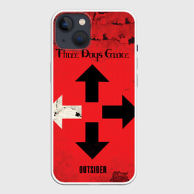 Чехол для iPhone 13 с принтом Three Days Grace в Петрозаводске,  |  | cdqrb three days grace | three days grace | группа | группы | майки | майки рок групп | музыка | музыкальна группа | песни | рок