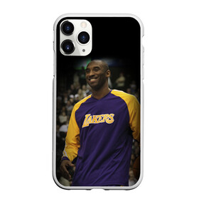 Чехол для iPhone 11 Pro матовый с принтом Коби Брайант в Петрозаводске, Силикон |  | bryant | kobe | kobe bryant | lakers | los angeles | los angeles lakers | nba | баскетбол | брайант | кобе | коби | коби брайант | лейкерс | лос анджелес | лос анджелес лейкерс | нба