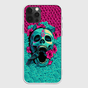Чехол для iPhone 12 Pro Max с принтом Неоновый череп в Петрозаводске, Силикон |  | Тематика изображения на принте: 3d | flowers | music | neon | prints | rock | skull | картинки | майки | мем | мода | музыка | неон | прикол | принты | рок | стиль | тренд | футболки | цветы | череп | яркие | яркость