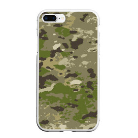 Чехол для iPhone 7Plus/8 Plus матовый с принтом CAMOUFLAGE в Петрозаводске, Силикон | Область печати: задняя сторона чехла, без боковых панелей | 23 февраля | amel flags | camouflage | dazzle paint | province | provinces | день защитника отечества | камуфляж | маскировка | сокрытие