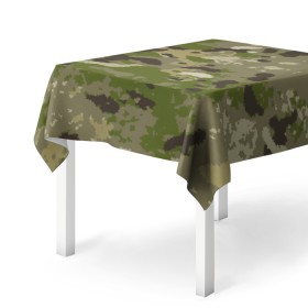 Скатерть 3D с принтом CAMOUFLAGE в Петрозаводске, 100% полиэстер (ткань не мнется и не растягивается) | Размер: 150*150 см | 23 февраля | amel flags | camouflage | dazzle paint | province | provinces | день защитника отечества | камуфляж | маскировка | сокрытие