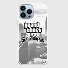 Чехол для iPhone 13 Pro Max с принтом GTA SanAndreas в Петрозаводске,  |  | grand theft auto 2 | grand theft auto 3 | grand theft auto v | grand theft auto: san andreas | grand theft auto: vice city | gta 1 | gta 2 | gta 3 | gta 4 | gta 5 | gta online | gta v | город | игры