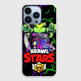 Чехол для iPhone 13 Pro с принтом BRAWL STARS в Петрозаводске,  |  | brawlstars | crow | dyna | dynamike | leon | leonskin | mike | mr p | sally | shark | битваогней | бравлстарc | бравлстарз | динамайк | игра | игры | леон | мистер пи | мультик | старз