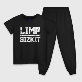 Детская пижама хлопок с принтом LIMP BIZKIT в Петрозаводске, 100% хлопок |  брюки и футболка прямого кроя, без карманов, на брюках мягкая резинка на поясе и по низу штанин
 | dj lethal | limp bizkit | rock | джон отто | лимп бизкит | майк смит | музыка | роб уотерс | рок | сэм риверс | терри бальзамо | уэс борланд | фред дёрст